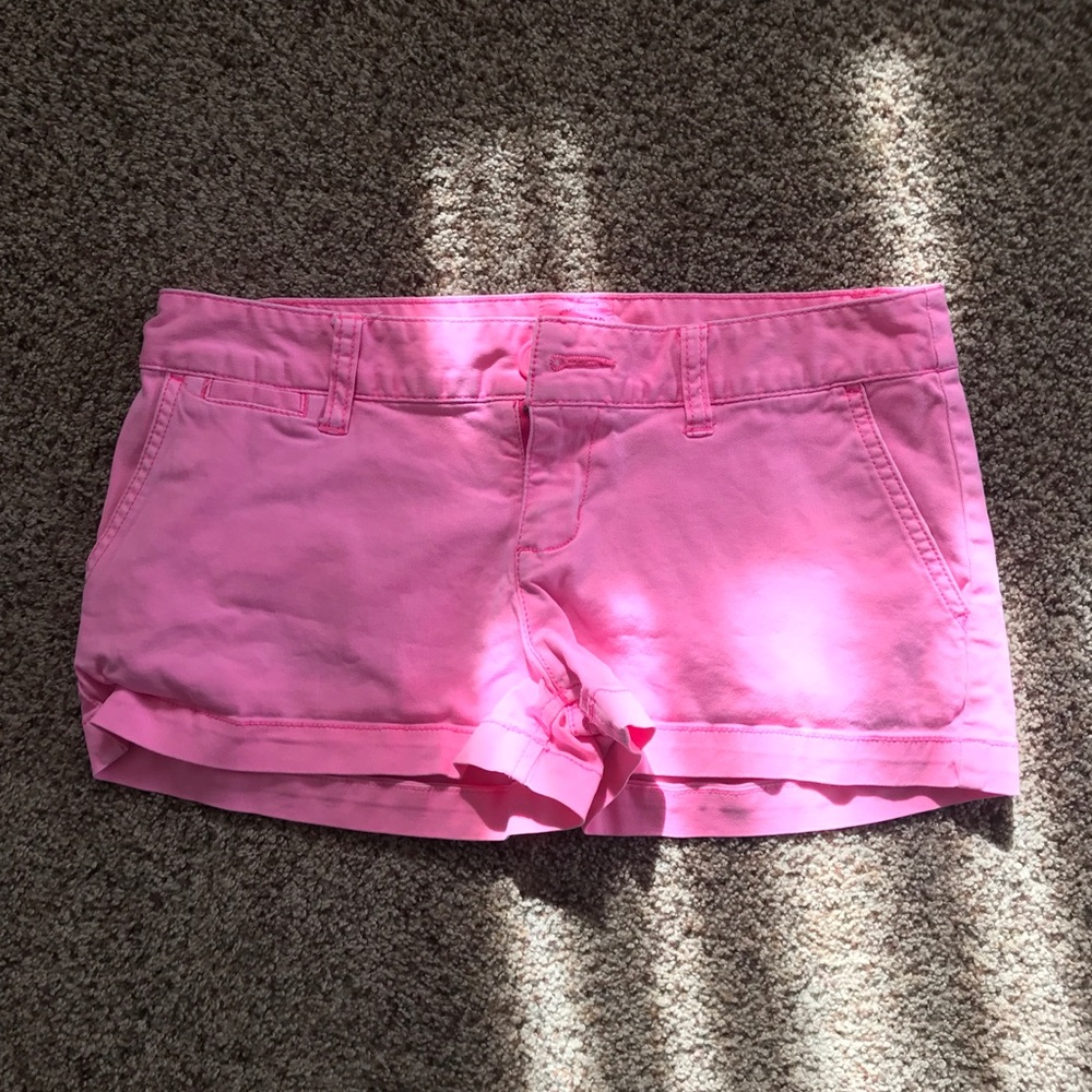 Pink Jean Shorts